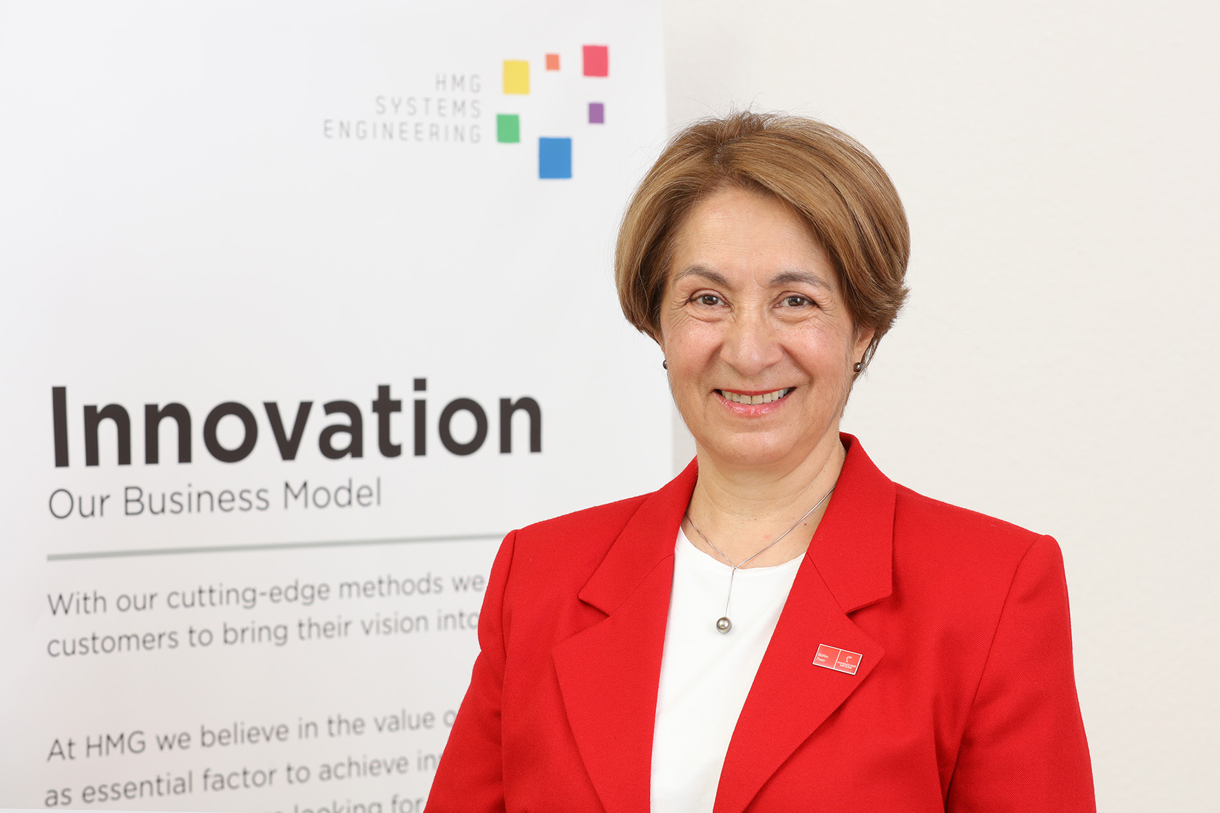 Herna Mary Muñoz-Galeano, Geschäftsführerin HMG Systems Engineering GmbH, Fürth.