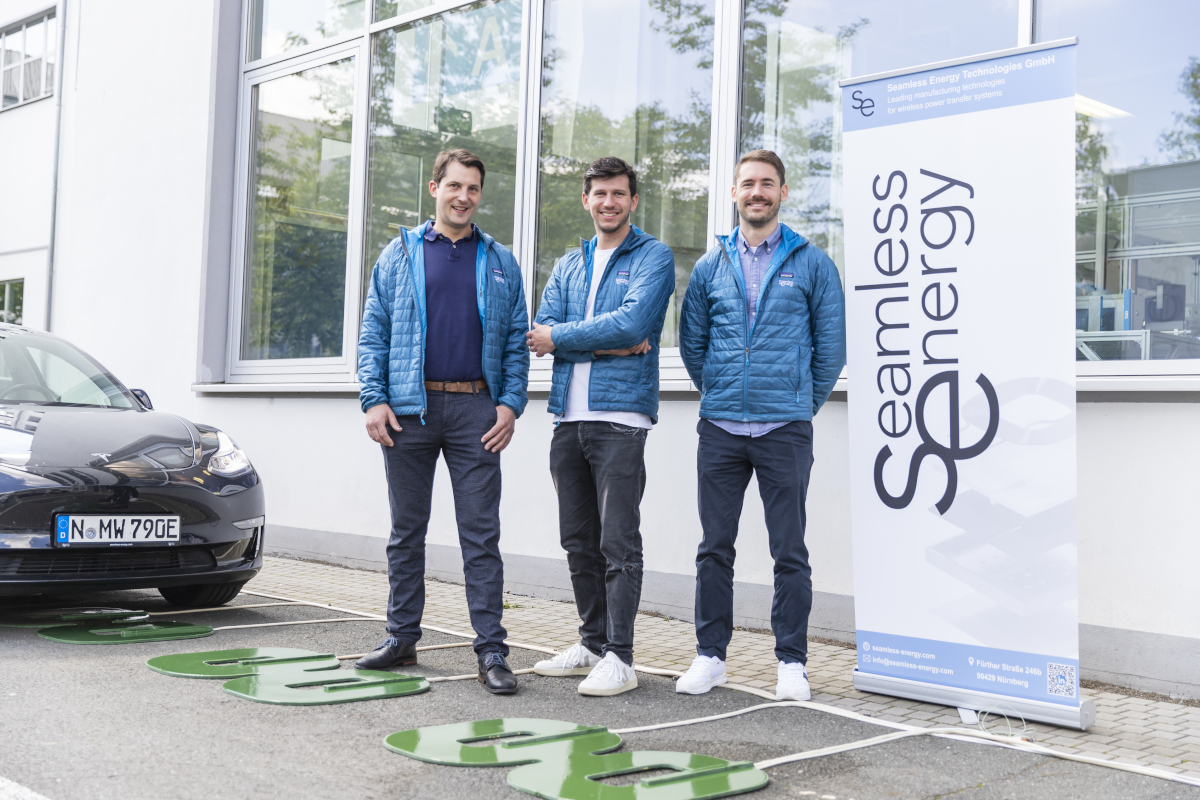 Die Gründer von Seamless Energy Technologies: Michael Weigelt, Maximilian Kneidl und Michael Masuch (v. l.).